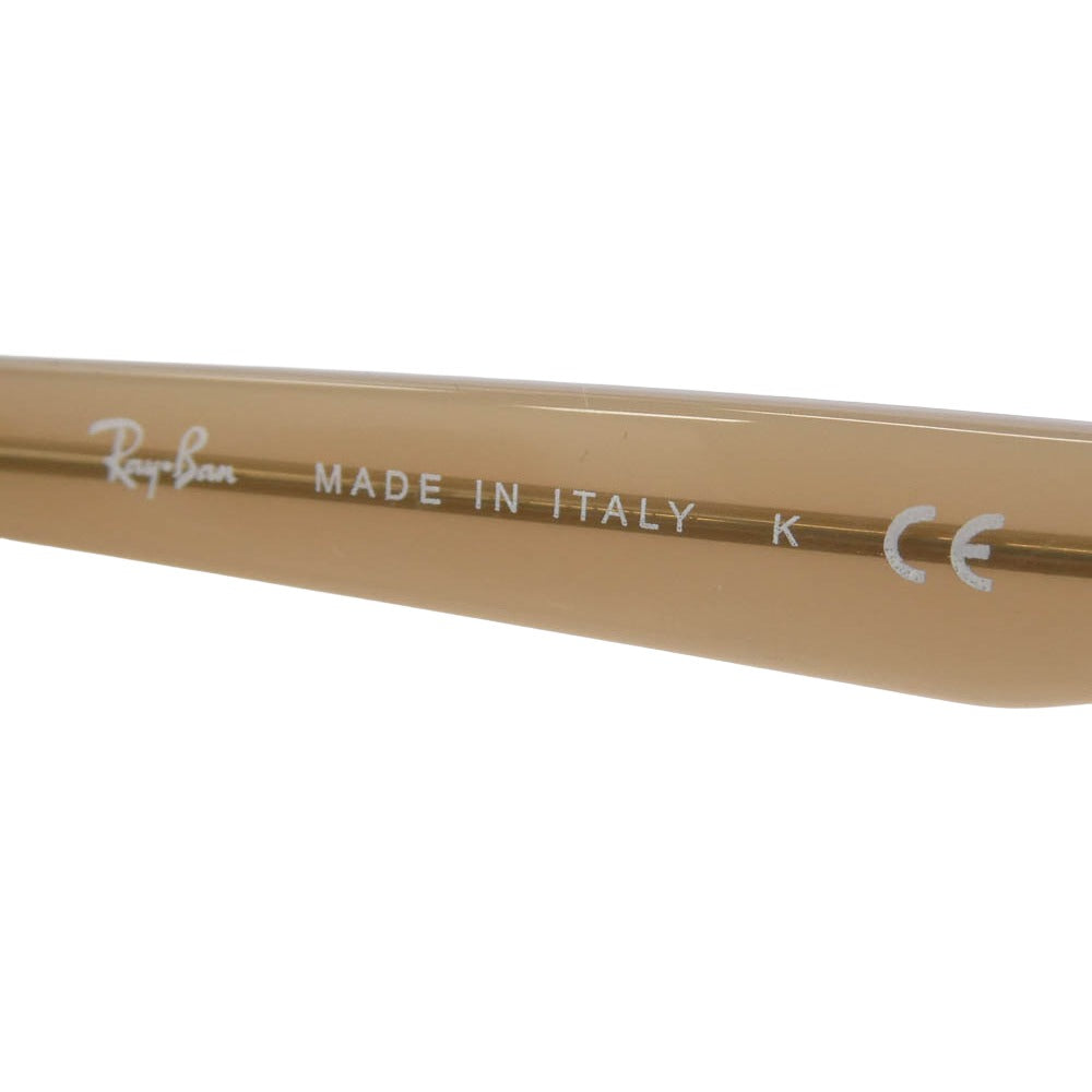 Ray-Ban レイバン RB2180-F ラウンド サングラス アイウェア メガネ 眼鏡 ブラウン系 51□20【中古】