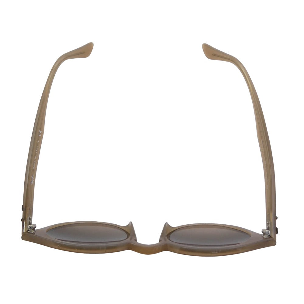 Ray-Ban レイバン RB2180-F ラウンド サングラス アイウェア メガネ 眼鏡 ブラウン系 51□20【中古】