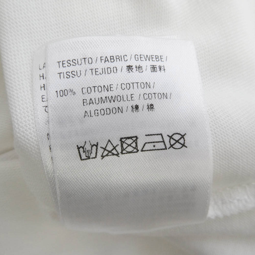 BALENCIAGA バレンシアガ 20SS Uniform Logo Cotton T-shirt クレジットカード ロゴ 半袖 Tシャツ ホワイト系 M【中古】