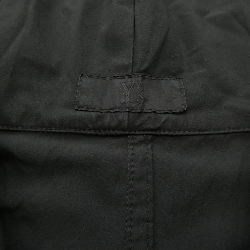 Y's Yohji Yamamoto ワイズ ヨウジヤマモト YG-D07-900 ハーフジップ ドレス ロング コート シャツ ブラック系 1【中古】