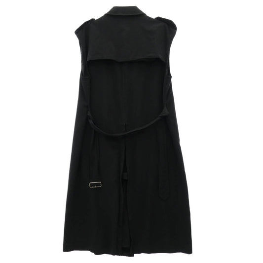 BLACK COMME des GARCONS ブラックコムデギャルソン 1H-J020 ノースリーブ ロング コート ジレ ベスト ブラック系 M【中古】