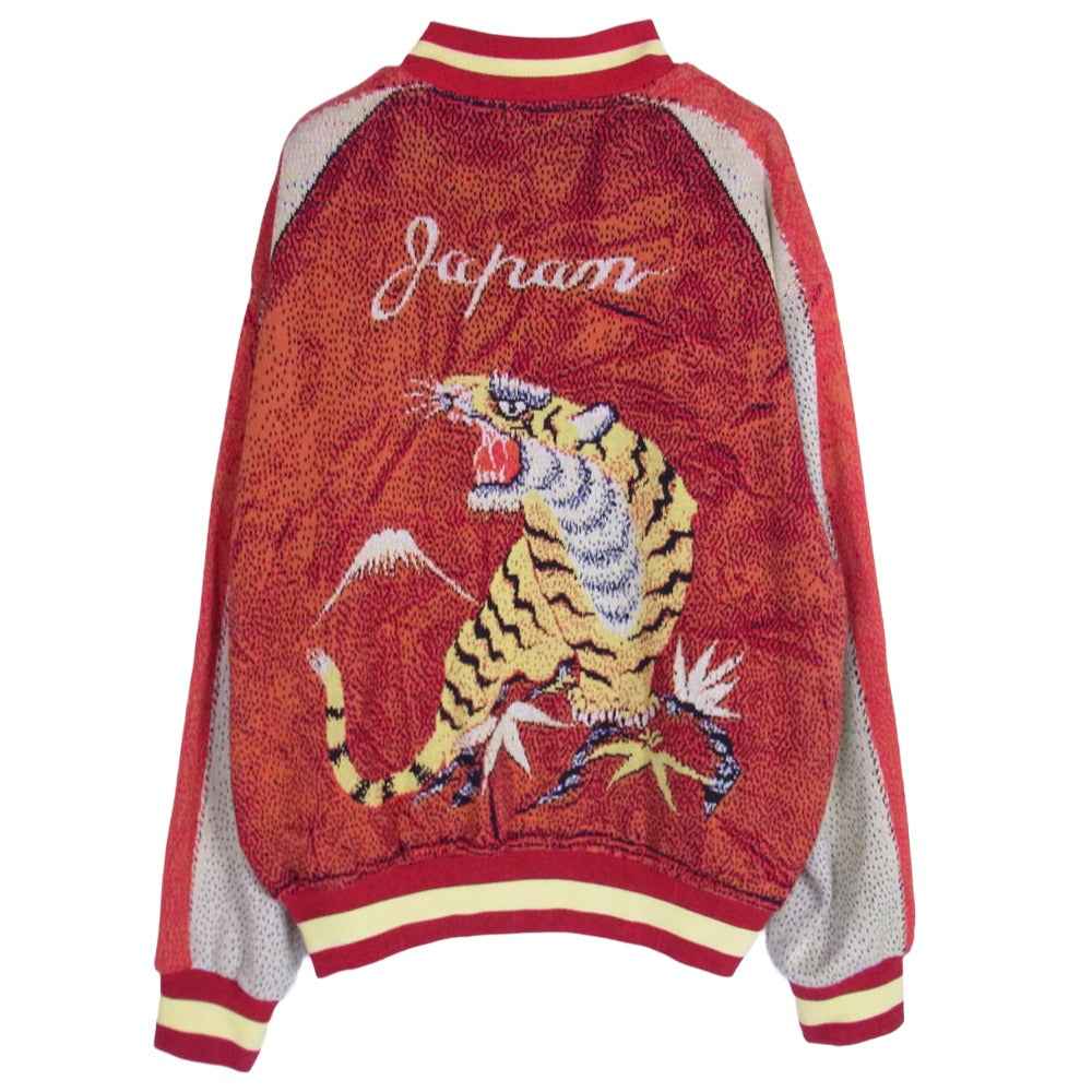 トルク 25-2106 Knit Souvenir Jacket ニット スーベニア ジャケット オレンジ系 3【中古】