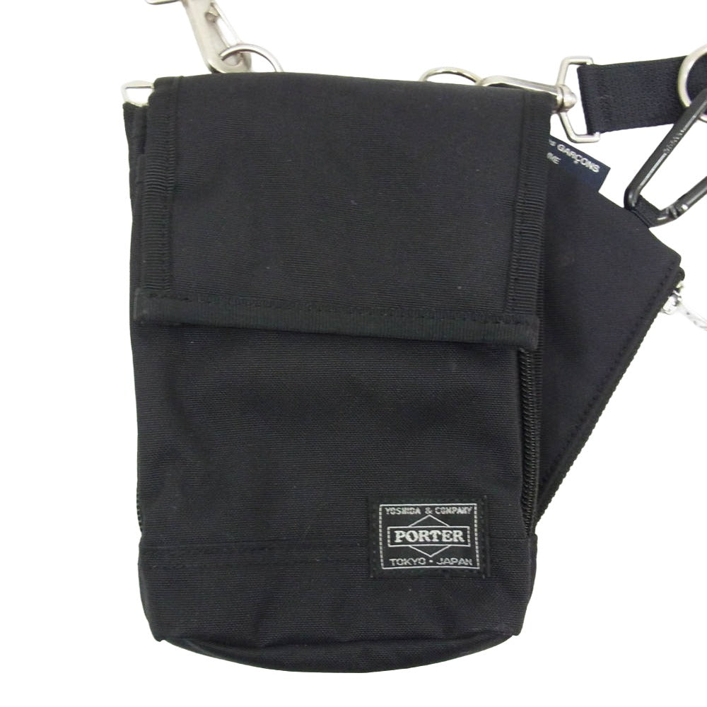 COMME des GARCONS HOMME コムデギャルソンオム PORTER ポーター 24AW HN-K 201 Cordura Nylon Pouch SHOULDER BAG ナイロン ポーチ ショルダーバッグ グレー系【中古】