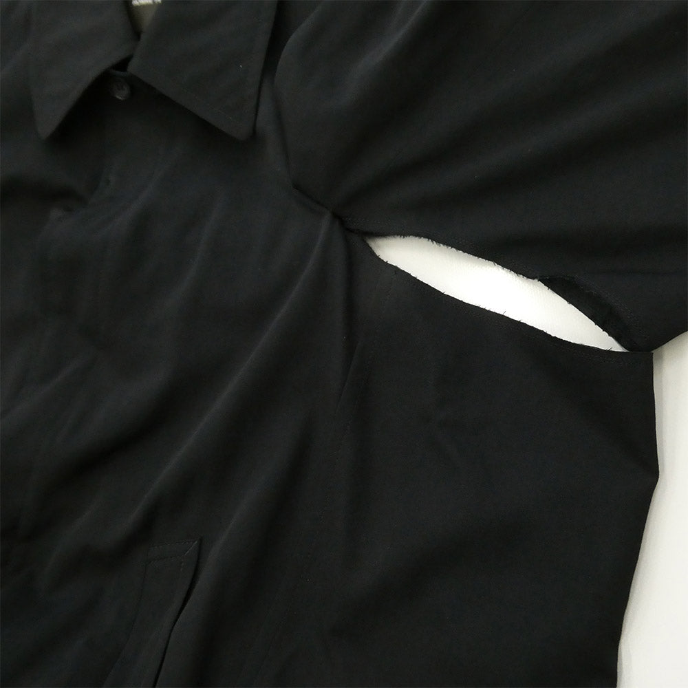 COMME des GARCONS HOMME PLUS コムデギャルソンオムプリュス 22SS PI-C009 オーバーサイズ ドッキング コート ブラック系 XS【中古】