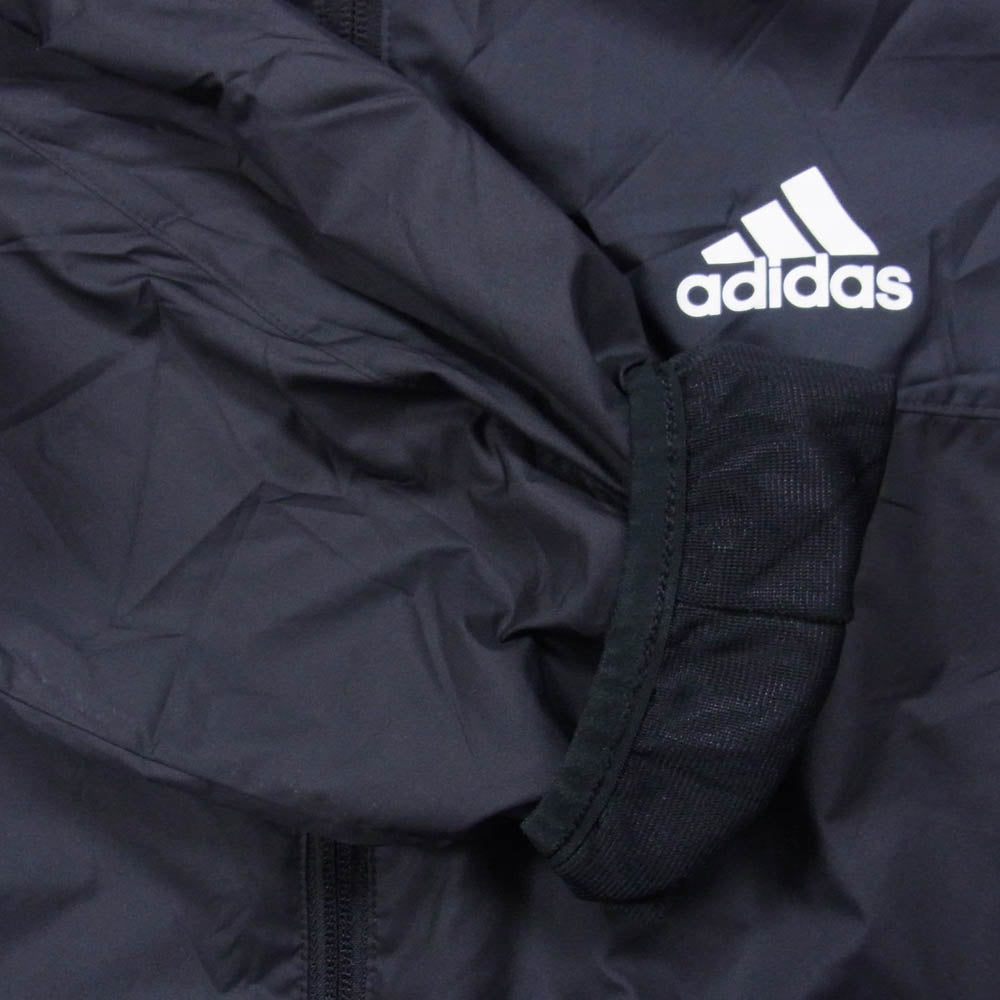 adidas アディダス JG8530 マストハブ スモールロゴ レギュラーフィット フード付き ジャケット ウィンドブレーカー ブラック系 M【中古】