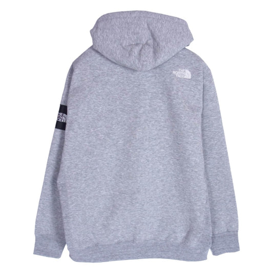 THE NORTH FACE ノースフェイス NT62349 Square Logo Full Zip スクエアロゴ フルジップ パーカー グレー系 M【美品】【中古】