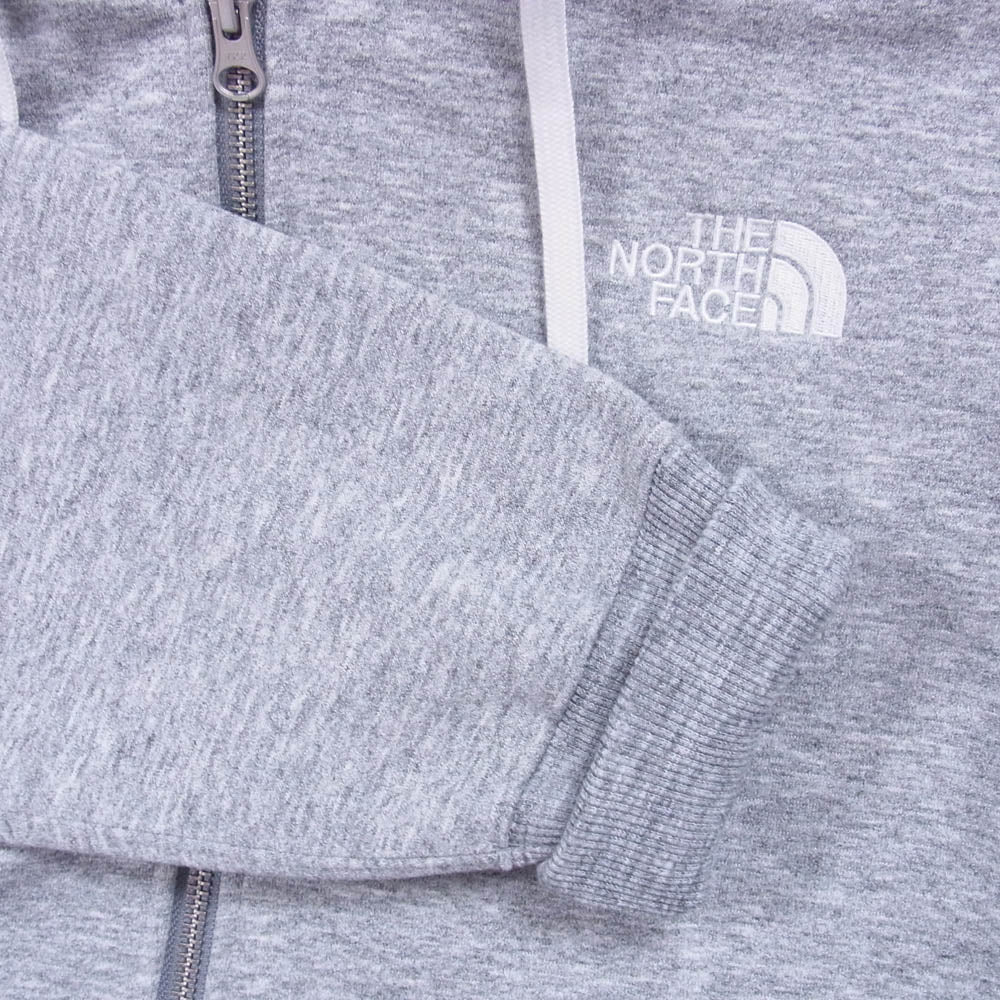 THE NORTH FACE ノースフェイス NT62349 Square Logo Full Zip スクエアロゴ フルジップ パーカー グレー系 M【美品】【中古】