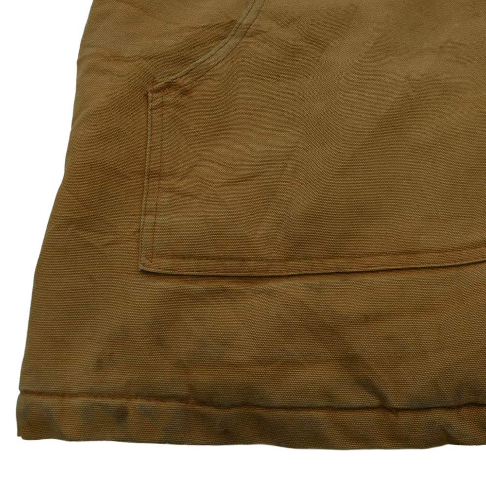 Carhartt カーハート USA製 ダック地 トラディショナル コート ワークジャケット 裏地キルティング ブラウン系 54【中古】