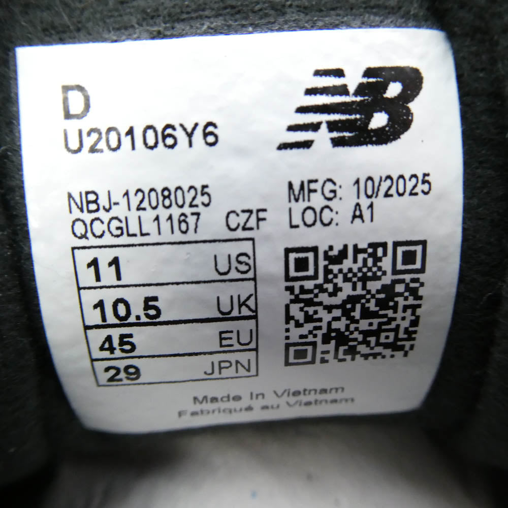 NEW BALANCE ニューバランス U20106Y6 ABZORB 2010 TOKYO NIGHT アブゾーブ ローカットスニーカー ブラック系 ピンク系 シルバー系 29cm【中古】