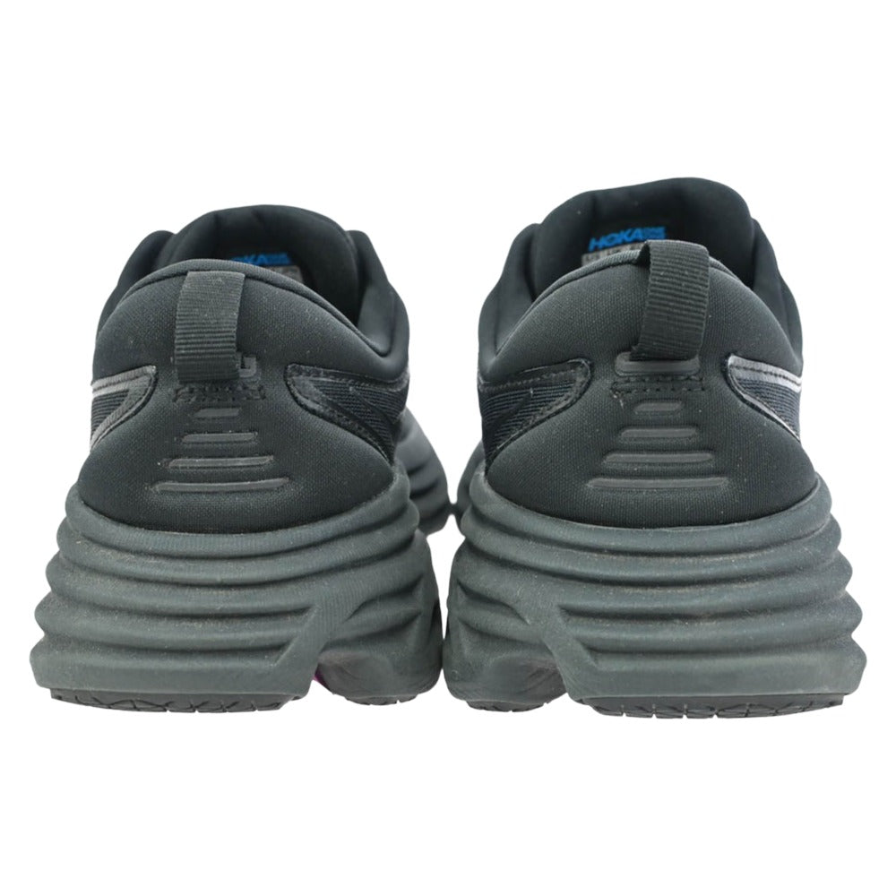 HOKA ONE ONE ホカ オネオネ 1123202 BONDI 8 ボンダイ ローカットスニーカー ランニングシューズ ブラック系 26cm【中古】