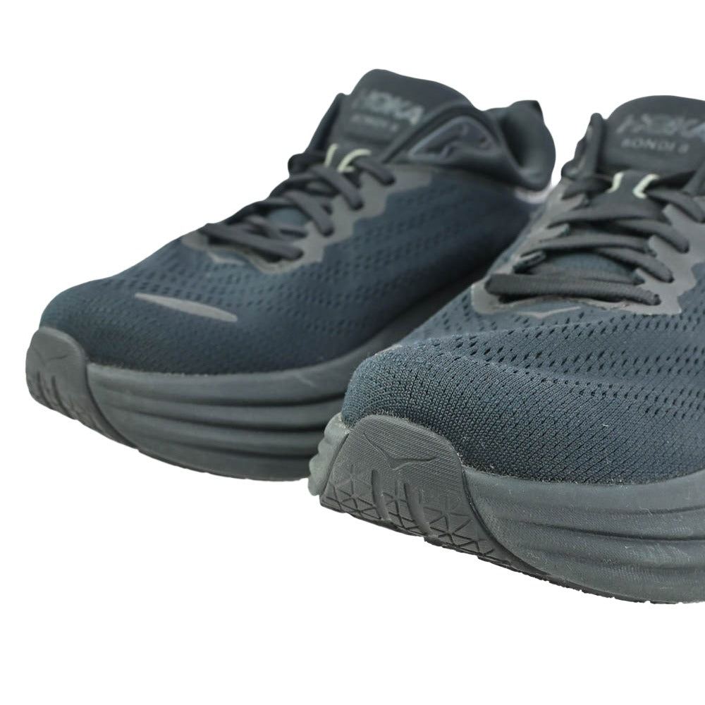 HOKA ONE ONE ホカ オネオネ 1123202 BONDI 8 ボンダイ ローカットスニーカー ランニングシューズ ブラック系 26cm【中古】