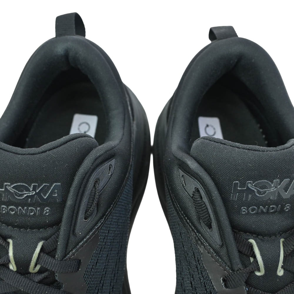 HOKA ONE ONE ホカ オネオネ 1123202 BONDI 8 ボンダイ ローカットスニーカー ランニングシューズ ブラック系 26cm【中古】