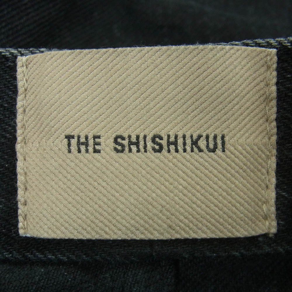 シシクイ 0128-0224 ブラック デニム パンツ 日本製 ブラック系 22【中古】