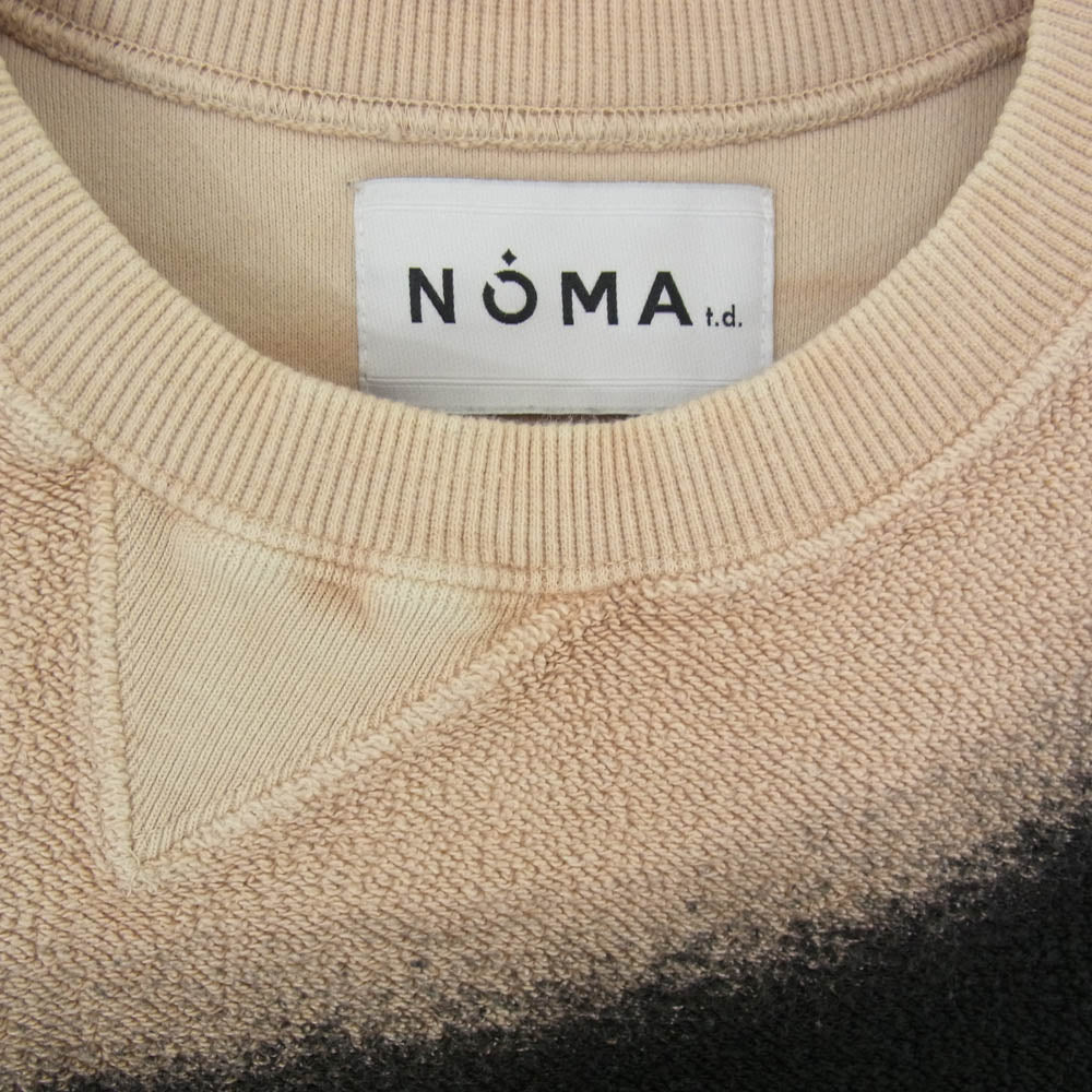 ノーマティーディー N34-CS01 Hand Dyed Twist Sweat ブリーチ加工 クルーネック スウェット ブラウン系 4【中古】