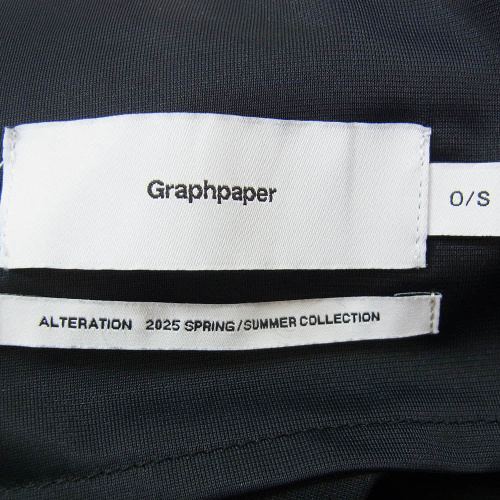 GRAPHPAPER グラフペーパー 25SS GM251-40054 PERTEX Equilibrium Wide Easy Pants パーテックス ナイロン ワイド イージー パンツ ブラック系 O/S【中古】