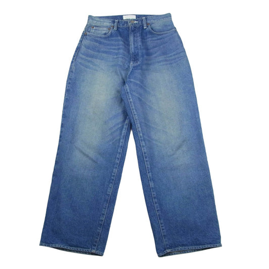 イーセン コットン デニム ワイド パンツ インディゴブルー系 1【中古】