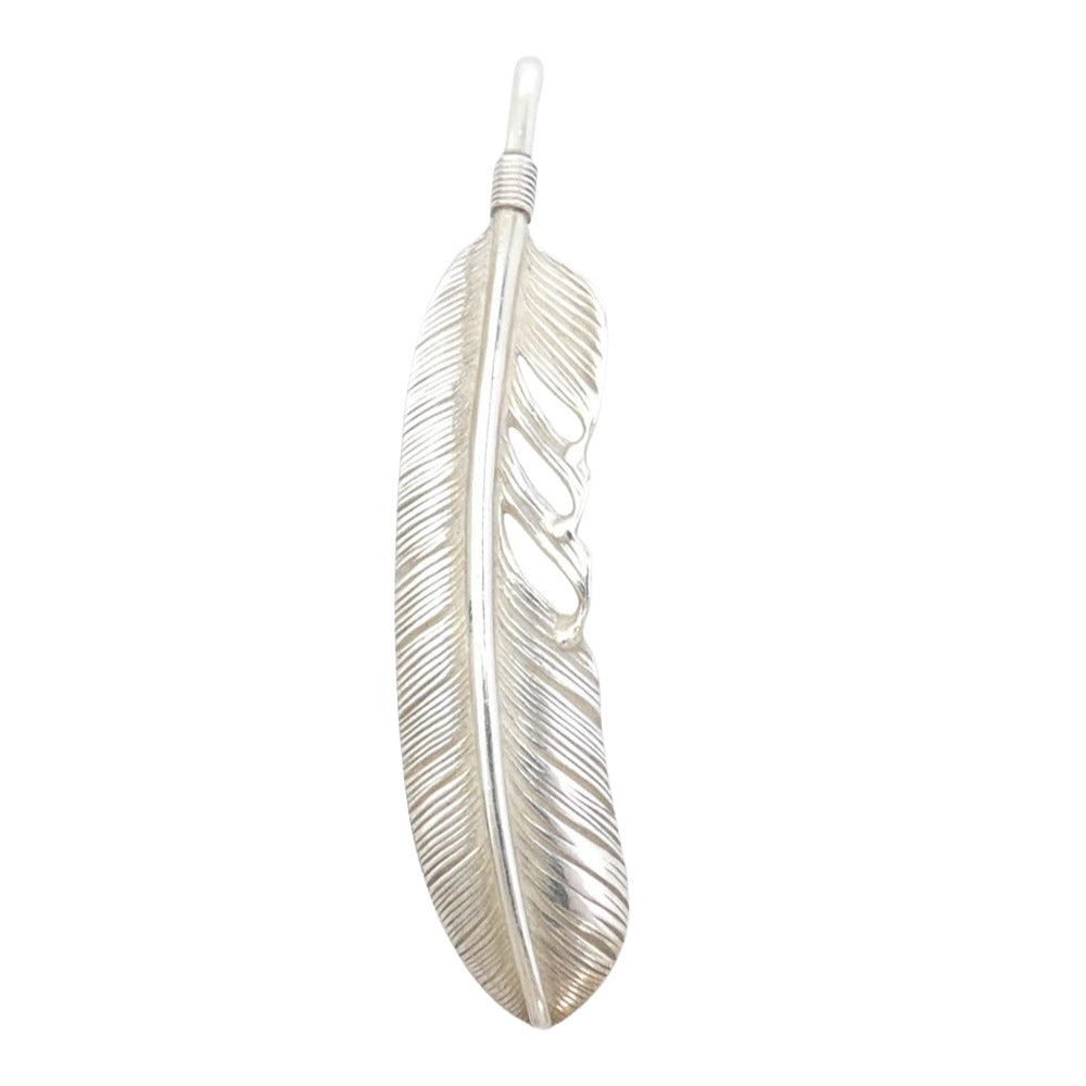 WINGROCK ウィングロック F-3 SVフェザー 右向き ペンダントトップ ネックレス シルバー系【中古】