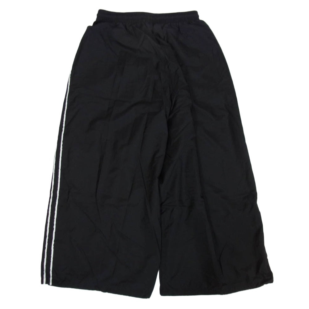 Y-3 Yohji Yamamoto ワイスリー ヨウジヤマモト 26ss KF1192 RAW EDGE 3 STRIPES WIDE PANTS 3ストライプ ワイドパンツ ブラック系 S【極上美品】【中古】