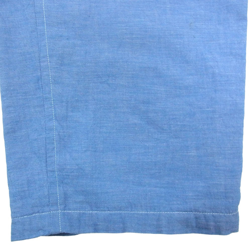 COMOLI コモリ 16SS BETACHAM ベタシャン ドロー ストリング パンツ ブルー系 3【中古】