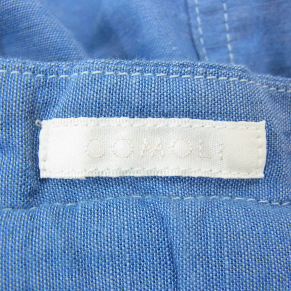 COMOLI コモリ 16SS BETACHAM ベタシャン ドロー ストリング パンツ ブルー系 3【中古】