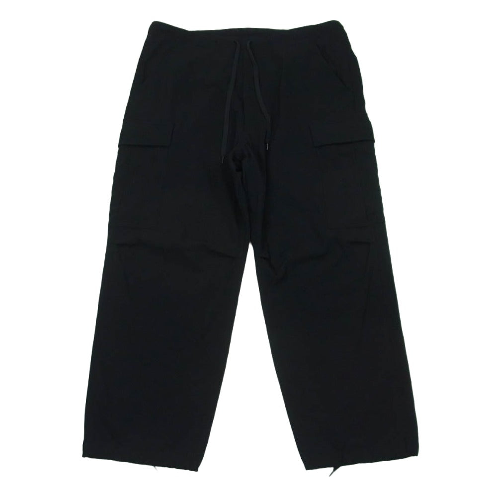 COMOLI コモリ 21SS T01-03027 ウール ギャバ 6P カーゴ パンツ 日本製 ダークネイビー系 2【中古】