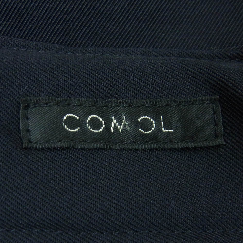COMOLI コモリ 21SS T01-03027 ウール ギャバ 6P カーゴ パンツ 日本製 ダークネイビー系 2【中古】