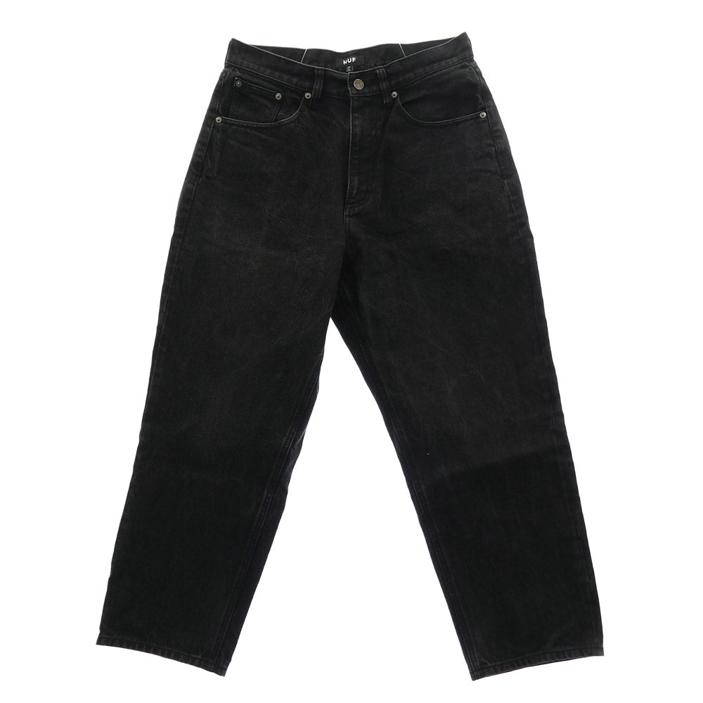 HUF ハフ DENIM PANT ブラックデニム パンツ ブラック系 30【中古】