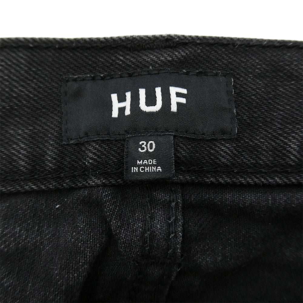 HUF ハフ DENIM PANT ブラックデニム パンツ ブラック系 30【中古】