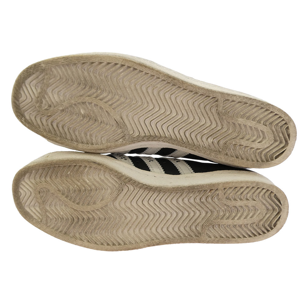 adidas アディダス HUMAN MADE ヒューマンメイド FY0729 HUMAN MADE ヒューマンメイド Superstar Wネーム スーパースター ローカット スニーカー ブラック系 ホワイト系 26.5cm【中古】