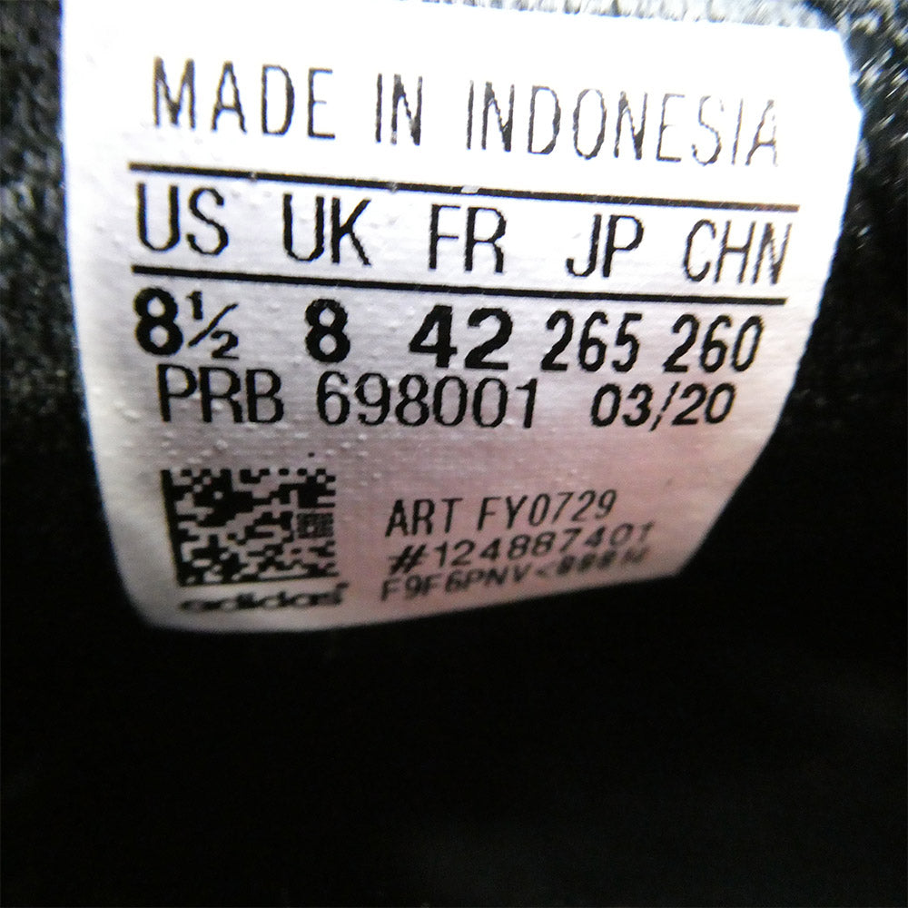 adidas アディダス HUMAN MADE ヒューマンメイド FY0729 HUMAN MADE ヒューマンメイド Superstar Wネーム スーパースター ローカット スニーカー ブラック系 ホワイト系 26.5cm【中古】