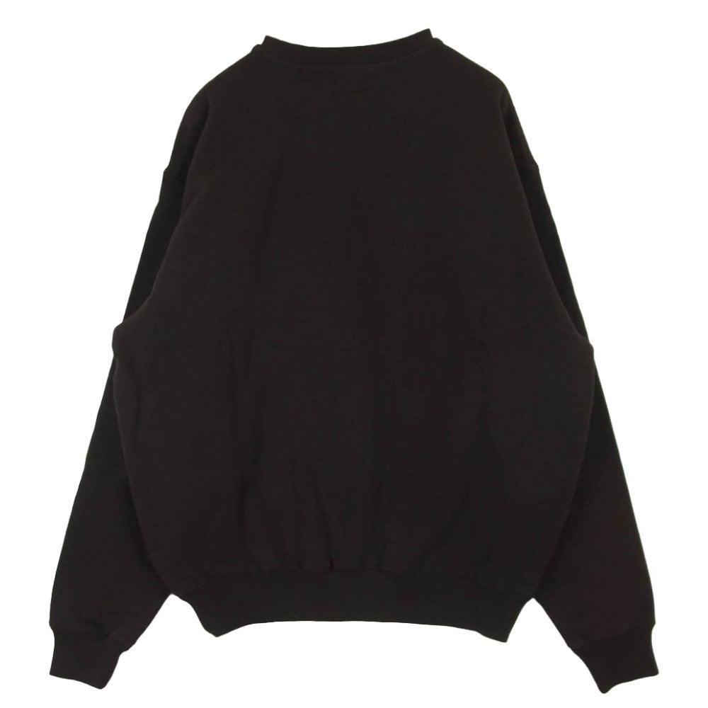 BOTT ボット APPLE BUTTER STORE Crew Neck アップルバターストア クルーネック スウェット ブラウン系 L【中古】