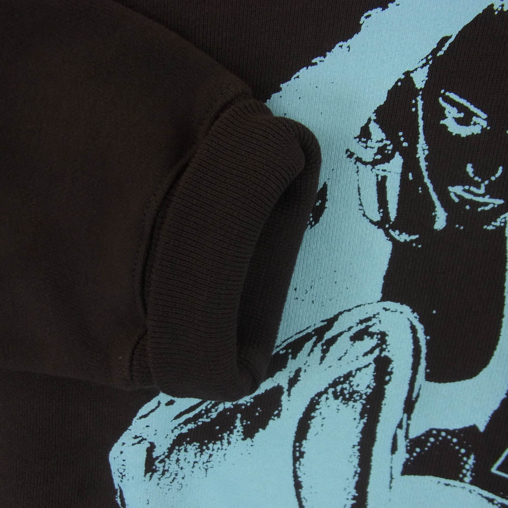 BOTT ボット APPLE BUTTER STORE Crew Neck アップルバターストア クルーネック スウェット ブラウン系 L【中古】