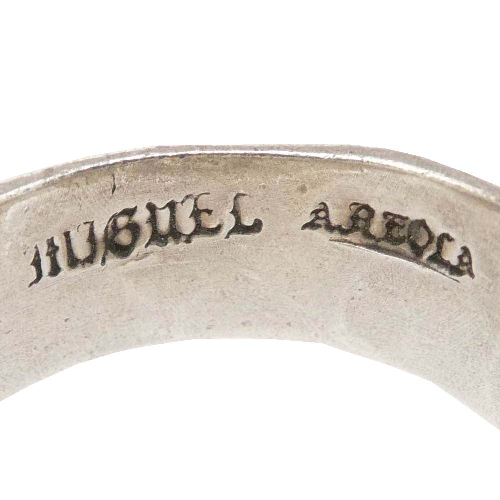 メキシカンジュエリー Miguel Areola ミゲル・アレオラ シルバー925 フレアモチーフ スカル リング シルバー系 23.5号【中古】