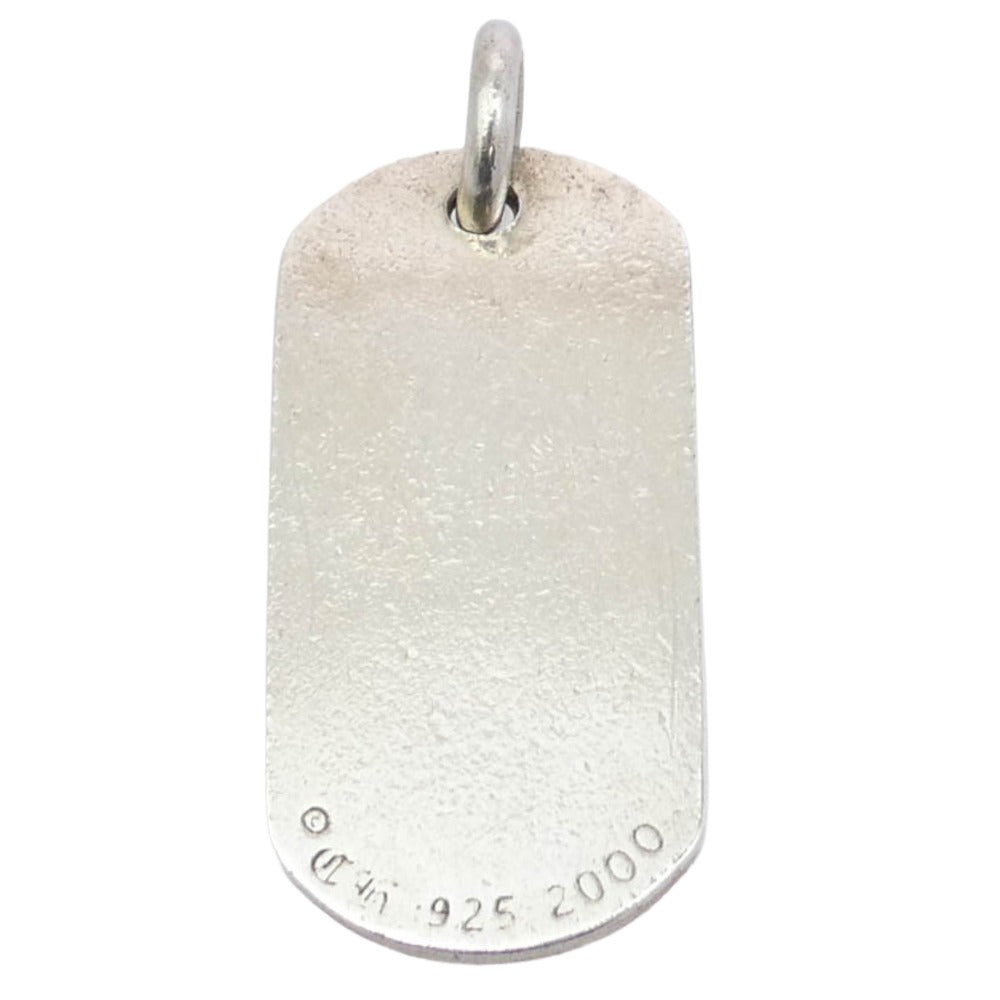 CHROME HEARTS クロムハーツ（原本無） ロサンゼルス限定 RAISED STAR DOGTAG レイズド スター ドッグタグ ペンダントトップ シルバー系【中古】