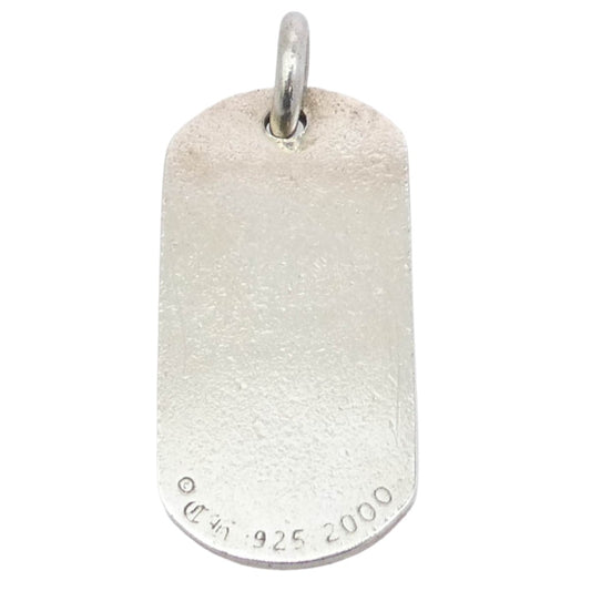 CHROME HEARTS クロムハーツ（原本無） ロサンゼルス限定 RAISED STAR DOGTAG レイズド スター ドッグタグ ペンダントトップ シルバー系【中古】