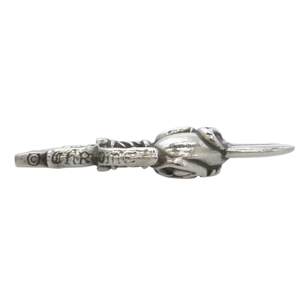 CHROME HEARTS クロムハーツ（原本無） DAGGER HEART ハート ダガー ペンダントトップ シルバー系【中古】