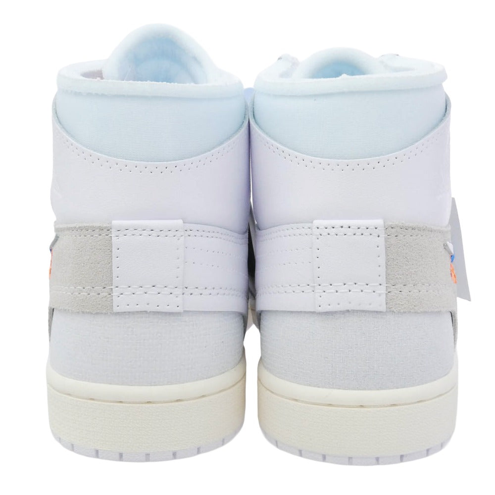 NIKE ナイキ AA3834-100 【フェイクバスターズ鑑定済】Virgil Abloh Archive V.A.A. Air Jordan 1 Retro High OG Alaska ヴァージルアブロー エアジョーダン1 レトロ ハイ OG アラスカ ハイカット スニーカー ホワイト系 ライトブルー系 28.5cm【新古品】【未使用】【中古】