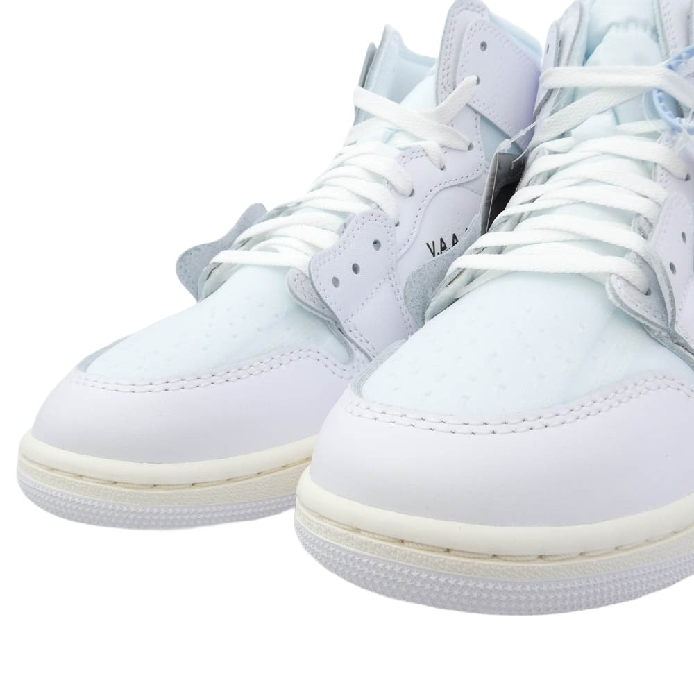 NIKE ナイキ AA3834-100 【フェイクバスターズ鑑定済】Virgil Abloh Archive V.A.A. Air Jordan 1 Retro High OG Alaska ヴァージルアブロー エアジョーダン1 レトロ ハイ OG アラスカ ハイカット スニーカー ホワイト系 ライトブルー系 28.5cm【新古品】【未使用】【中古】