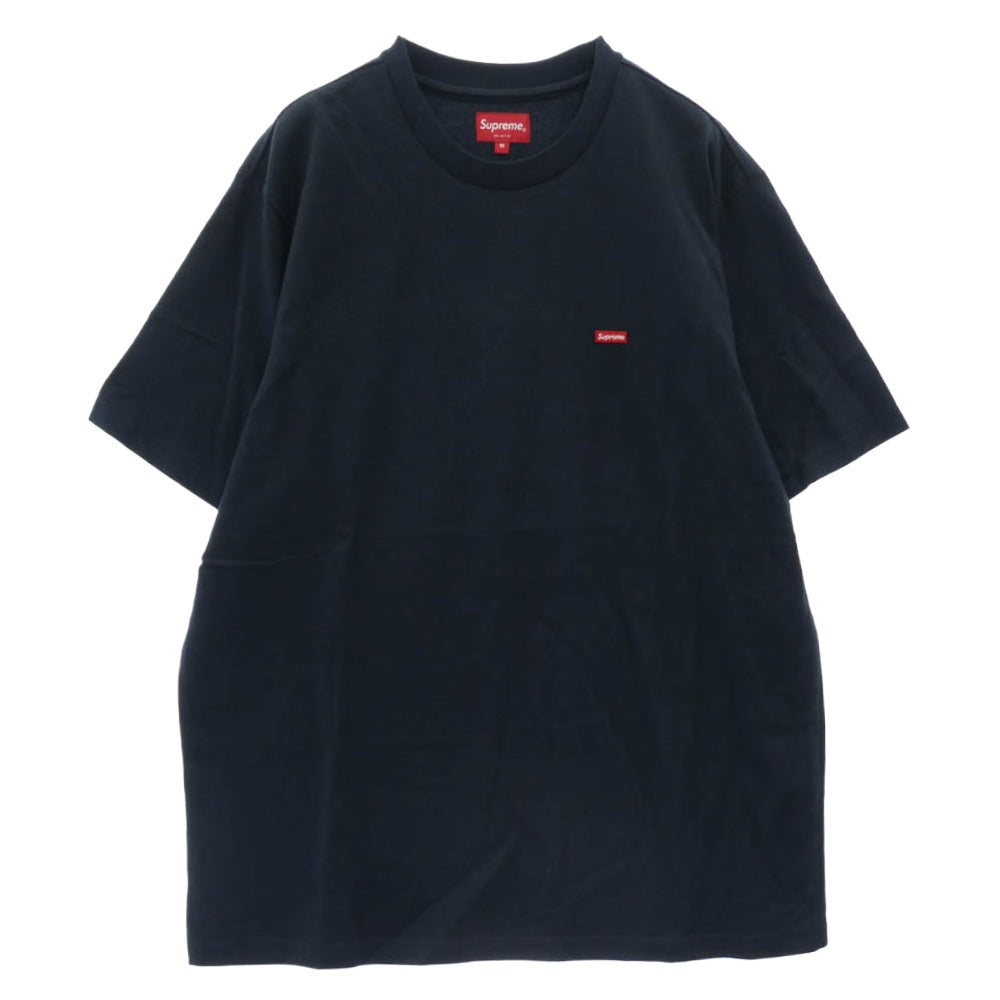 Supreme シュプリーム Small Box Tee NAVY スモールボックスロゴ 半袖 Tシャツ カットソー ネイビー系 M【美品】【中古】