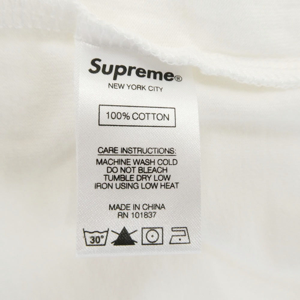 Supreme シュプリーム Small Box Tee WHITE スモールボックスロゴ 半袖 Tシャツ カットソー ホワイト系 M【極上美品】【中古】