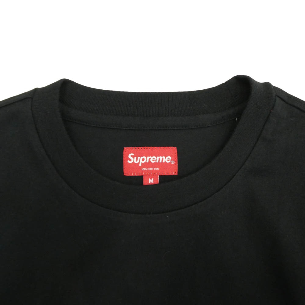 Supreme シュプリーム Small Box Tee BLACK スモールボックスロゴ 半袖 Tシャツ カットソー ブラック系 M【美品】【中古】
