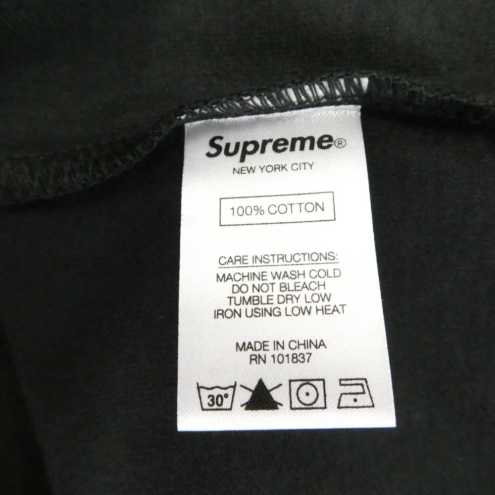 Supreme シュプリーム Small Box Tee BLACK スモールボックスロゴ 半袖 Tシャツ カットソー ブラック系 M【美品】【中古】