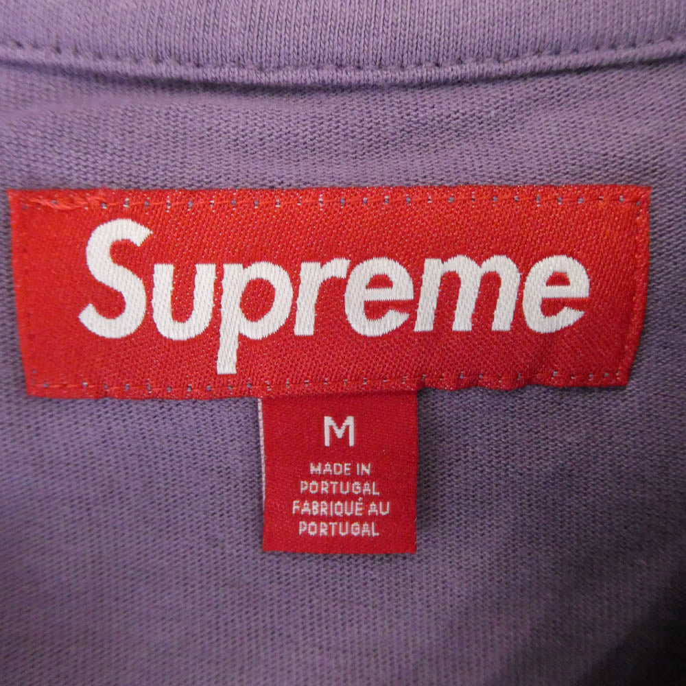 Supreme シュプリーム 24SS Small Box Tee Purple スモールボックスロゴ 半袖 Tシャツ カットソー パープル系 M【極上美品】【中古】