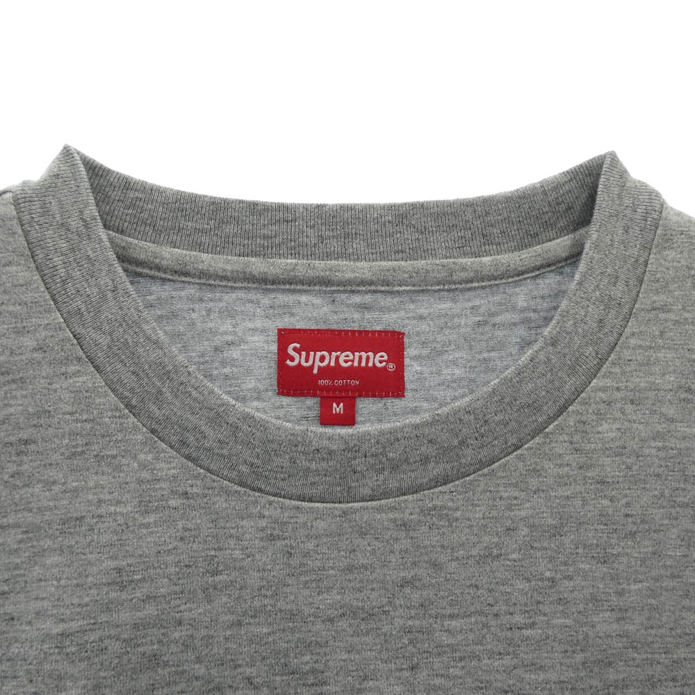 Supreme シュプリーム Small Box Tee Heather Grey スモールボックスロゴ 半袖 Tシャツ カットソー グレー系 M【新古品】【未使用】【中古】