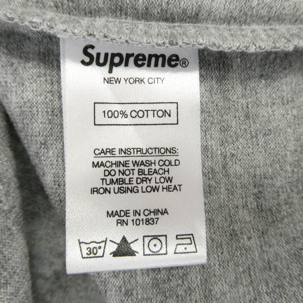 Supreme シュプリーム Small Box Tee Heather Grey スモールボックスロゴ 半袖 Tシャツ カットソー グレー系 M【新古品】【未使用】【中古】