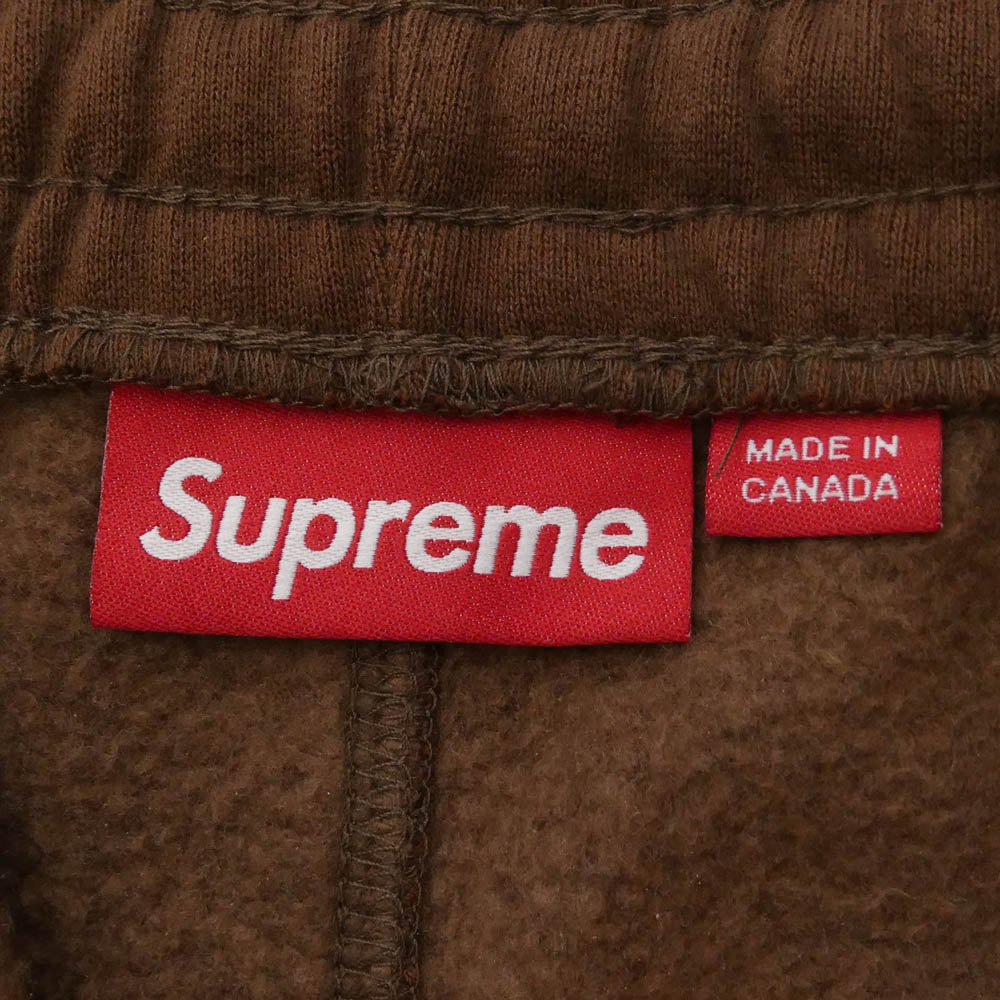 Supreme シュプリーム 24AW Small Box Sweatpant Brown スモールボックスロゴ スウェット パンツ ブラウン系 M【中古】