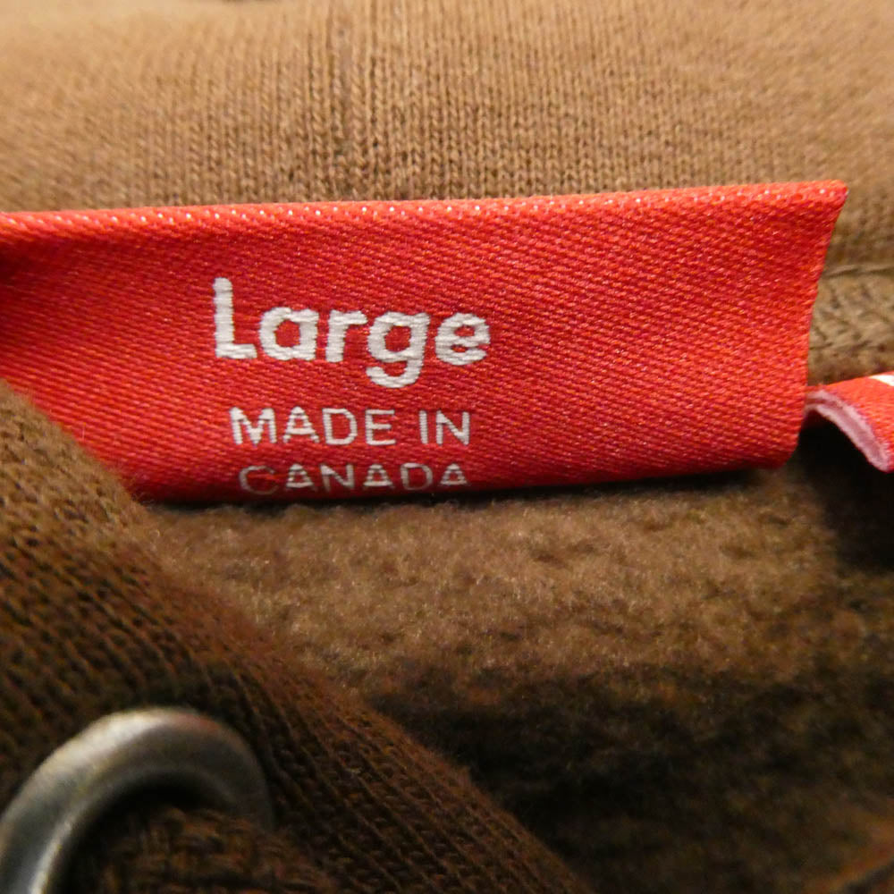 Supreme シュプリーム 24AW Small Box Hooded Sweatshirt Brown スモールボックスロゴ フーデッド スウェットシャツ パーカー フーディー ブラウン系 L【中古】