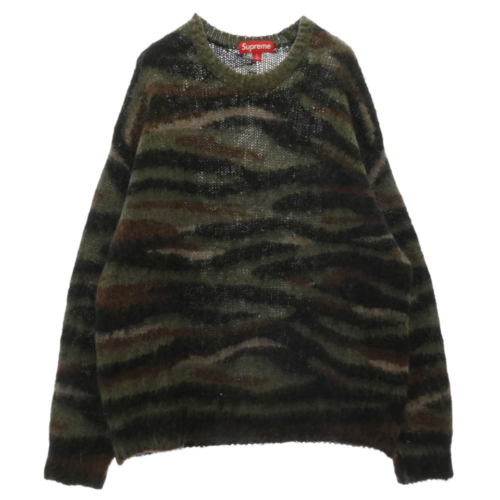 Supreme シュプリーム 25AW Brushed Mohair Sweater ブラッシュド モヘア モヘヤ ニット セーター マルチカラー系 L【中古】