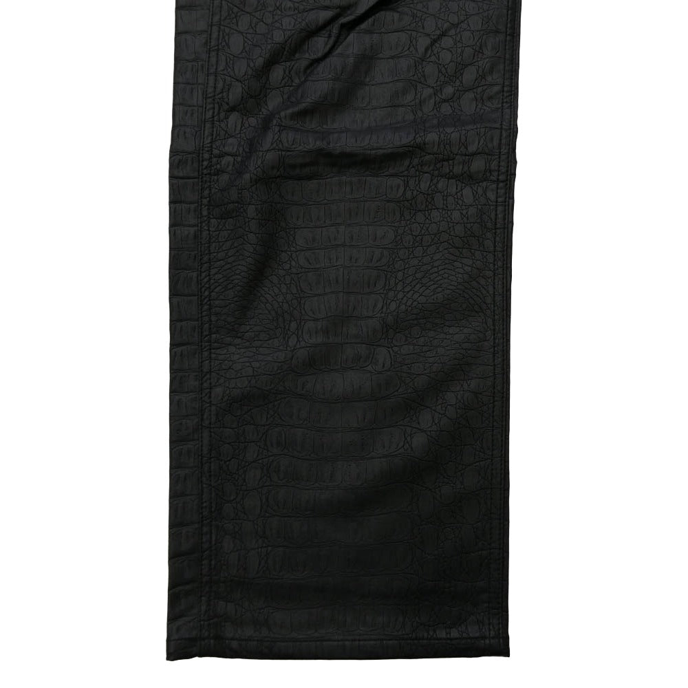 Supreme シュプリーム 22SS Faux Croc Painter Pant クロコ型押し ペインター パンツ ブラック系 32【極上美品】【中古】