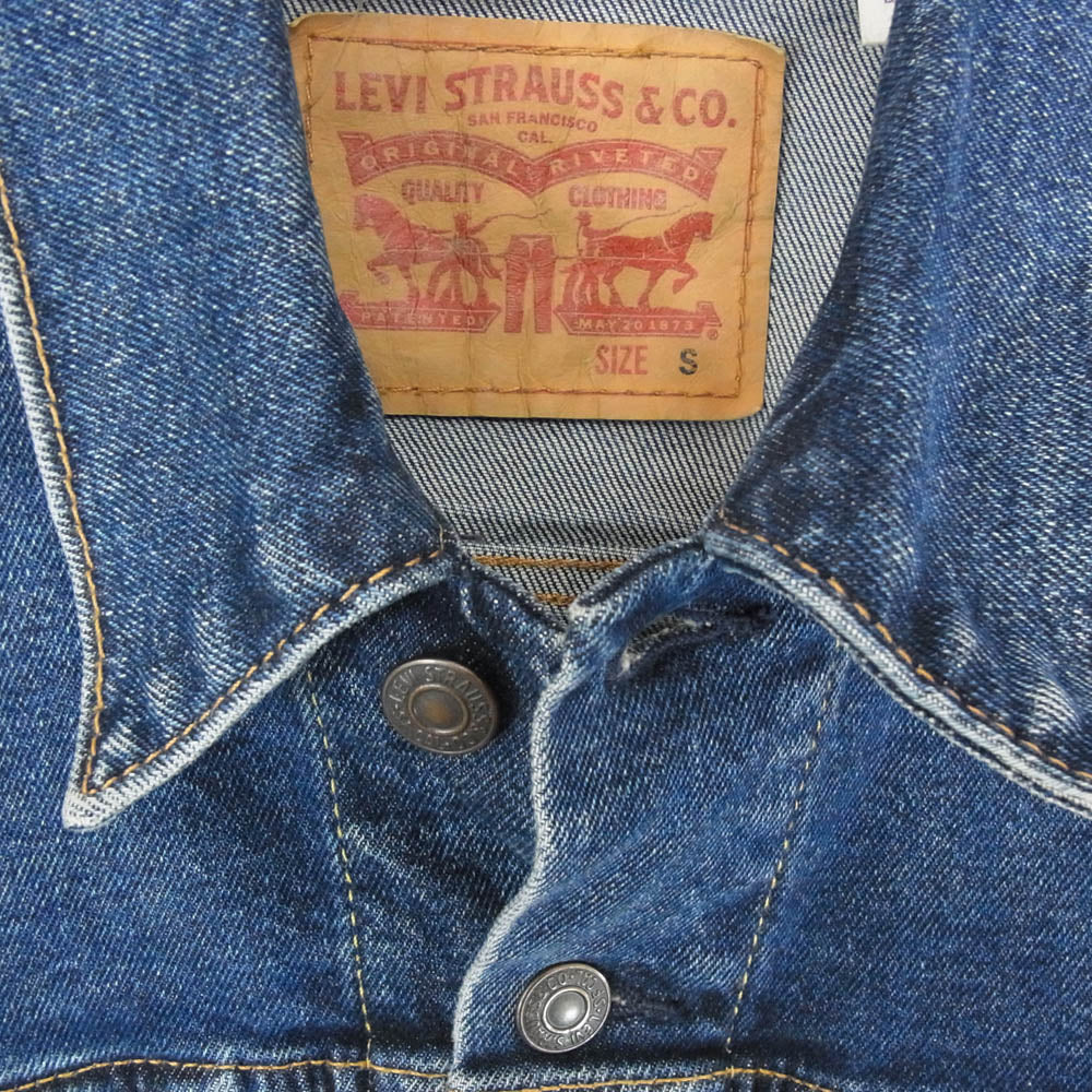 Levi's リーバイス 72334-0322 TRUCKER JACKET ストレッチデニム トラッカー ジャケット インディゴブルー系 S【中古】